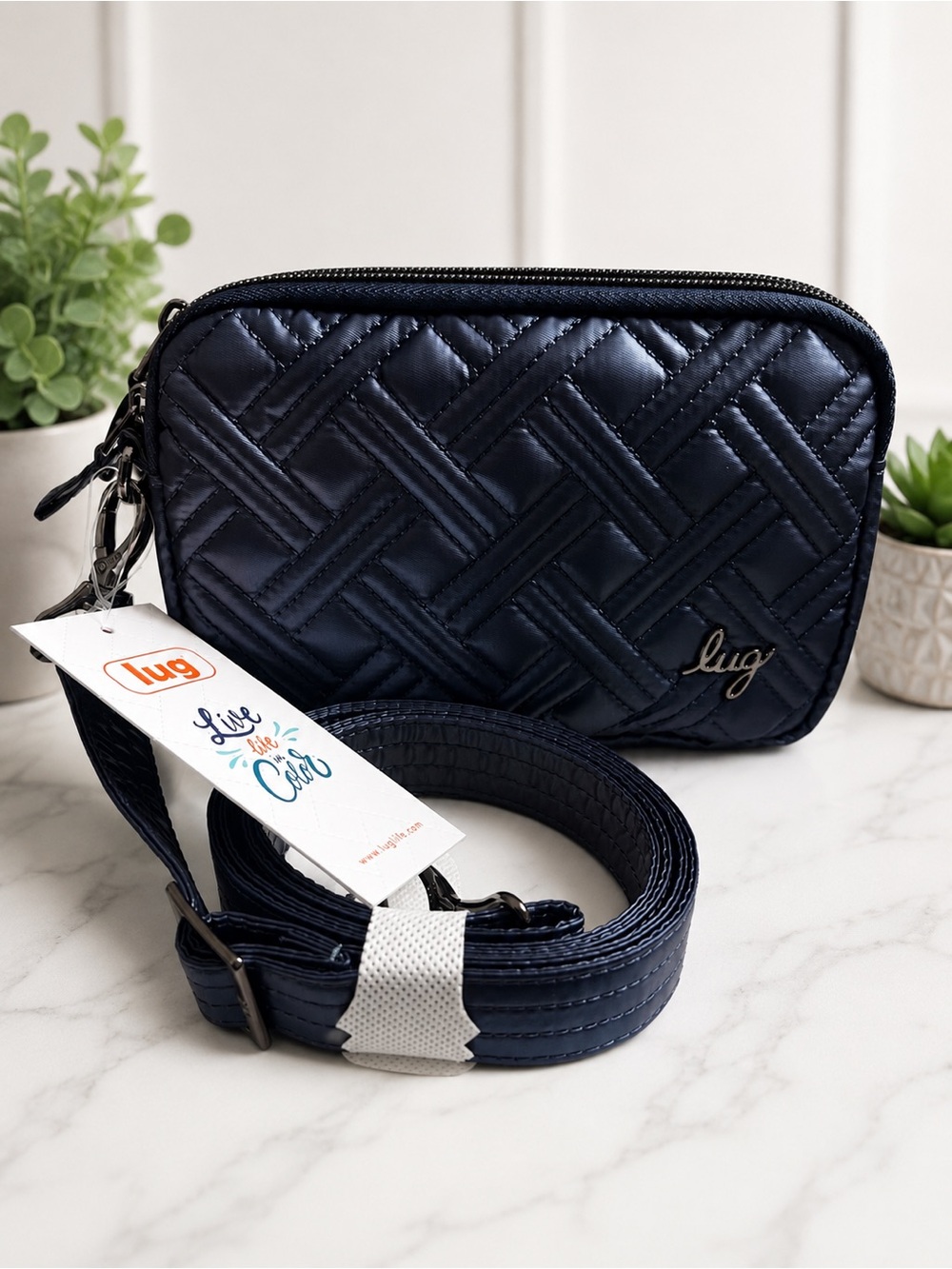 Lug Coupe 2 Indigo Metallic NWT